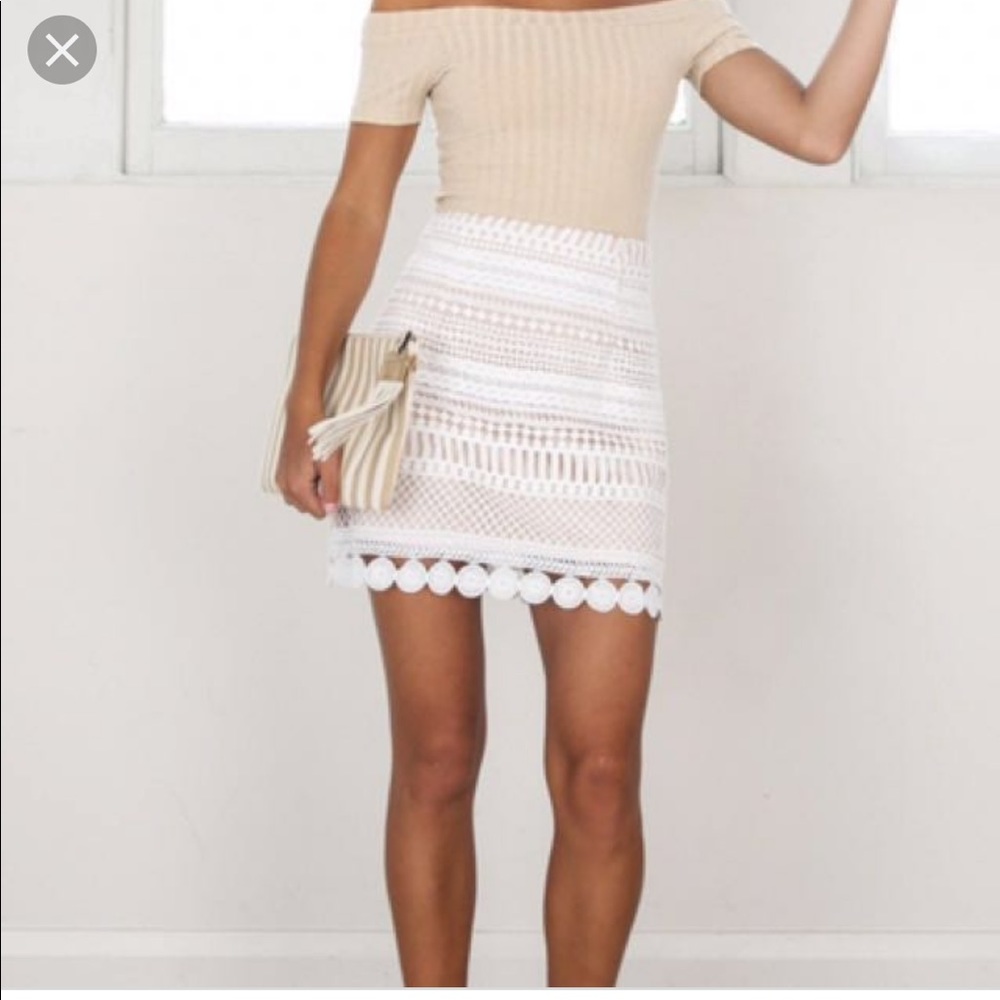 SHOWPO lace shirt size 10. Never worn! Tags on!